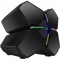 Boîtier ATX semi-tour DEEPCOOL Noir DeepCool QuadStellar Infinity (Noir)