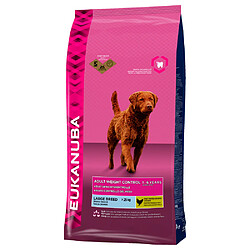 Croquettes au Poulet pour Chien de Grande Taille Surpoids - Eukanuba - 15Kg