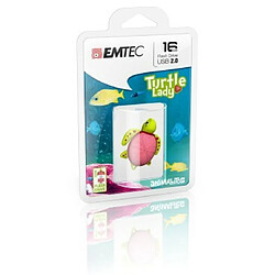 Emtec Turtle Lady lecteur USB flash 16 Go USB Type-A 2.0 Vert, Rose