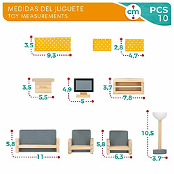 Salle à manger de la maison de poupée Woomax (6 Unités) pas cher