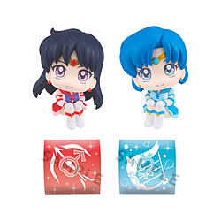 Megahouse Sailor Moon Cosmos - Statuettes Look Up Eternal Sailor Mercury & Eternal Sailor Mars Set 11 cm 