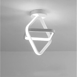 Stoex Plafonnier Led Moderne Blanc Lampe de Plafond Nordique Plafonnier Carré Pour Chambre À Coucher, Salon, Couloir, Restaurant, Balcon, Blanc Froid