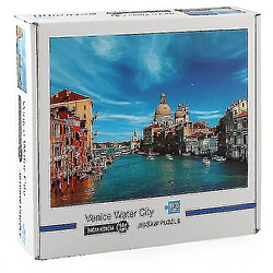 Universal Water City Venise Jigsaw 1000 pièces Jigsaw Puzzle Toy Games pas cher