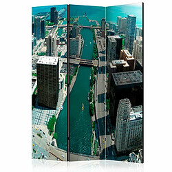 Paris Prix Paravent 3 Volets Urban Architecture of Chicago 135x172cm