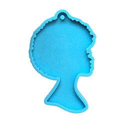 Silicone Fille époxy Résine Moulage Moule Porte-clés Savon Gâteau Artisanat Outil Art S