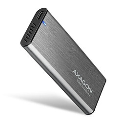 AXAGON EEM2-SG2 externes Gehäuse für M.2 SSDs USB-C 3.2 Gen 2 - Silber