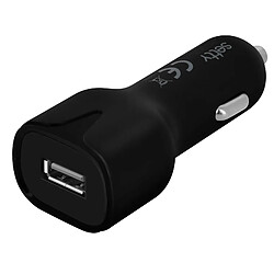 Chargeur Allume-cigare USB 2.4A Charge Rapide + Câble Micro-USB 1m Setty Noir