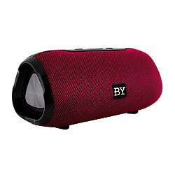 Yonis Enceinte Bluetooth Étanche Son 3D TWS FM Aux TF Enceinte Bluetooth Étanche Stéréo 3D Son Puissant Support TF AUX FM Autonomie 6h Rouge YONIS