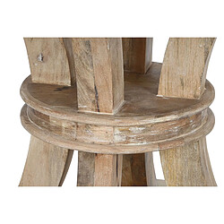 Avis Pegane Table de repas, table à manger ronde en bois de manguier coloris naturel - diamètre 150 x Hauteur 76 cm