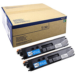 Brother TN-329CTWIN toner cartridge Brother TN-329CTWIN Cartouche de toner 2 pièce(s) Original Cyan