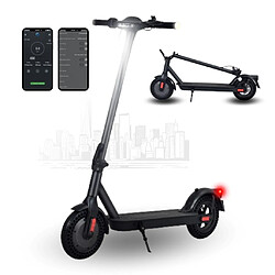 YOMME MOBILITÉ Trottinette Electrique Adulte Avec Led Et Guidon Clignotant, 10 Pouces Scooter Électrique 350w, Chargé Max 120kg, Vitesse 25km/H, Autonomie 30km, Freinage Disc, Étanchéité Et App Contrôle Trottinette Electrique Adulte Avec Led Et Guidon Clignotant