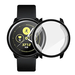 Wewoo Boîtier de montre Pour Samsung Active Watch - Housse de protection en TPU à couverture totale Noir