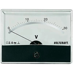 Instrument de mesure analogique à encastrer AM-86X65/30V/DC VOLTCRAFT