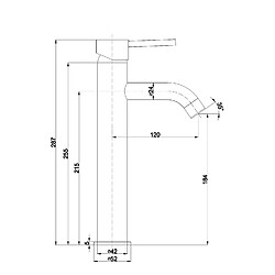 Avis Kiamami Valentina LOT DE MITIGEURS CHROMÉS POUR LAVABO AVEC BEC HAUT ET BIDET | FASSA