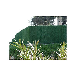 Jet7Garden Haie artificielle 126 brins vert thuyas en rouleau Supra (Lot de 10) 1 x 3 m.