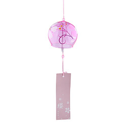 windchime en verre de style japonais suspendus bénédiction cloches carillons éoliens maison 20