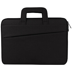 Wewoo Sacoche pour ordinateur portable noir 15,6 pouces et ci-dessous Macbook, Samsung, Lenovo, Sony, DELL Alienware, CHUWI, ASUS, HP Poches latérales doubles universelles Wearable Oxford chiffon doux poignée Laptop Tablet Bag, 