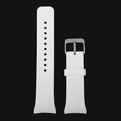 Wewoo Bracelet blanc pour Samsung Gear S2 Montre Solide Couleur en Silicone