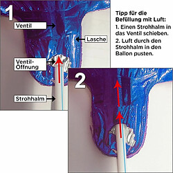 Grabo 005B-P Superloon Numéro 5 Lot de 1 pièce Longueur 101,6 cm Couleur Bleu Taille unique