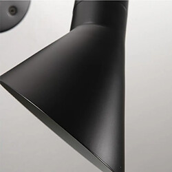 Acheter Universal Applique murale noire, 220V, couloir industriel, couloir, chambre, lit, pas de lumière.(Le noir)