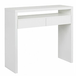 Paris Prix Bureau Extensible 1 Tiroir Azort 100cm Blanc