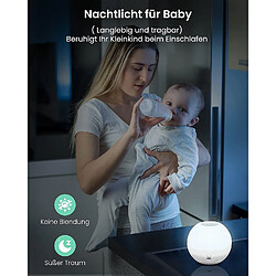 Acheter Universal Lumière de nuit LED Bébé, encore léger Lampe de chevet Touch Dimmable Lumière de nuit Enfant avec télécommande 16 tons Variation de couleur Lampe de nuit LED rechargeable Chambre à coucher Bébé Chambre d'enfant, (blanc)