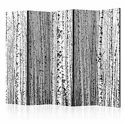 Paris Prix Paravent 5 Volets Birch Forest 172x225cm 