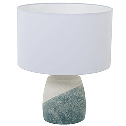 Lampe de bureau Alexandra House Living Bleu Blanc Beige Céramique 60 W 35 x 42 x 35 cm 