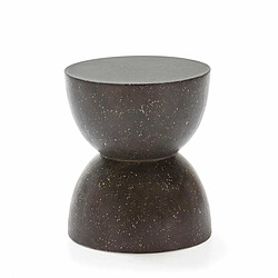 Tabouret Thai Natura Noir 40 x 46 x 40 cm 