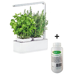 Jardinice Jardinière avec lampe led intégrée Mini potager + engrais 500 ml. Jardinière avec lampe led intégrée Mini potager + engrais 500 ml