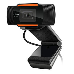 Webcam USB Full HD 1080p Microphone Angle 120° LinQ - Noir