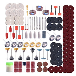 Brosse métallique en laiton 350pcs/Set Accessoire Outil Rotatif pour Polissage Meulage Universel