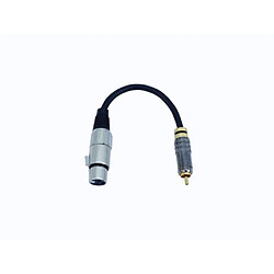 Câble RCA vers XLR femelle Adaptateur SADC Electronic Star