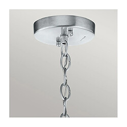 Acheter Elstead Lighting Suspension extérieur Kichler Aluminium,verre grainé transparent Gris antique vieilli