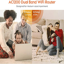 Acheter Tenda Routeur WiFi dual band AC1200 V3.0- AC5, 4 x 6 dBi