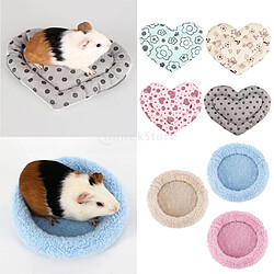 2 pièces rat hamster lit mat animal cochon d'inde furet maison bleu lit bleu mat