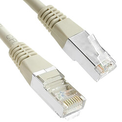 Bematik Câble réseau Ethernet FTP Cat.5e gris 10 m