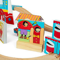 Avis Bigjigs Toys Ensemble de train Juste Amusan - Fun Fair