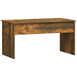 Avis Maison Chic Tabls basse,Table Console pour salon Chêne fumé 102x50,5x52,5 cm Bois d'ingénierie -MN86150