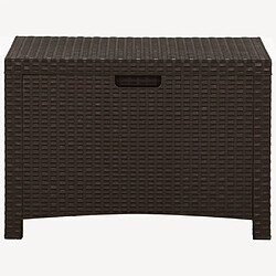 Helloshop26 Coffre boîte meuble de jardin rangement 60 x 54 x 41 cm rotin pp marron 02_0013044