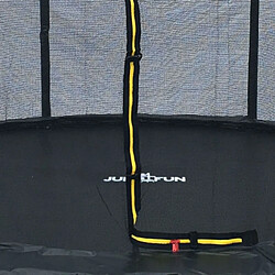 Acheter Jump4Fun Trampoline Semi-Pro 8FT / 244cm Noir avec Filet de sécurité, Tapis de saut, Coussin de protection, Echelle