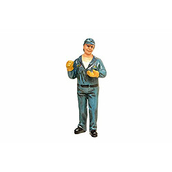 Tow Truck Driver Bill Figure, Bleu - American Diorama Figurine 23906 - Achelle 124