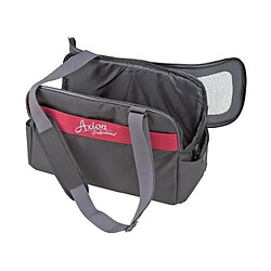 KERBL Sac de transport Axion pour chien - 44x20x27cm - Noir et rouge