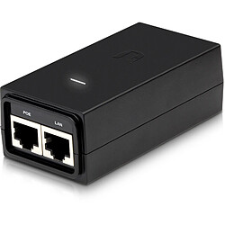 Alimentation ou adaptateur d'injecteur PoE du modèle Ubiquiti Networks POE-24-12W-G ISP 24V 12W 0.5A vers le réseau GIGA