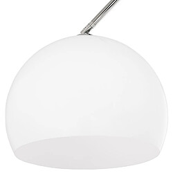 Avis Alterego Lampadaire design en arc 'BIG BOW XL' abat-jour blanc