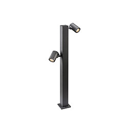 Slv Borne extérieure double anthracite HELIA avec LED variables