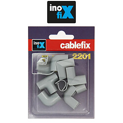 Inofix - Accessoires assortis pour Cablefix 2201 gris metallisé