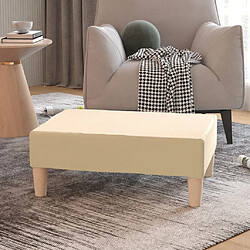 Maison Chic Repose-pied,Tabouret confortable Crème 78x56x32 cm Tissu -MN15131