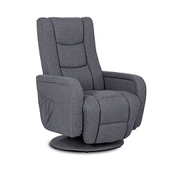 Vivaldi Fauteuil de Massage Pivotant SPIKE 2 Gris Foncé 