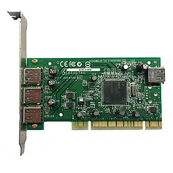 Carte Adaptateur 4x USB ADAPTEC AUA-3100B PCI ASSY 2019706-00 - Occasion